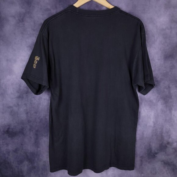 Vintage 90s HIP Holsten Indie Party music festival faded black shirt - Picture 2 of 5